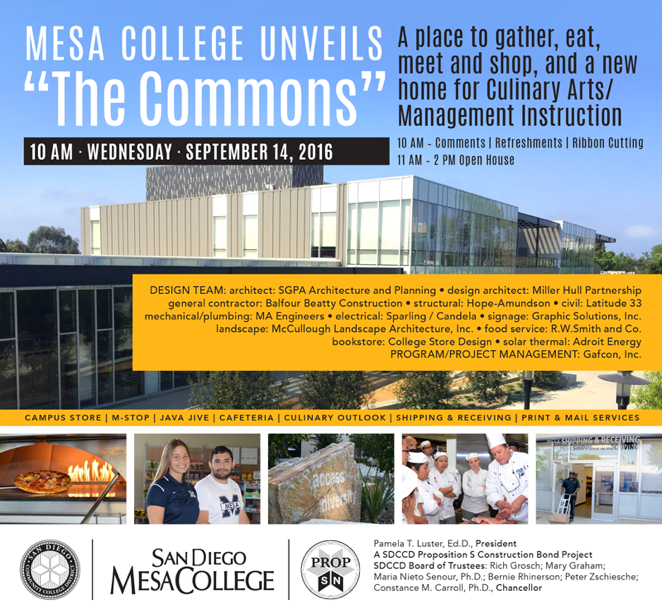 New Mesa Commons Unveiled